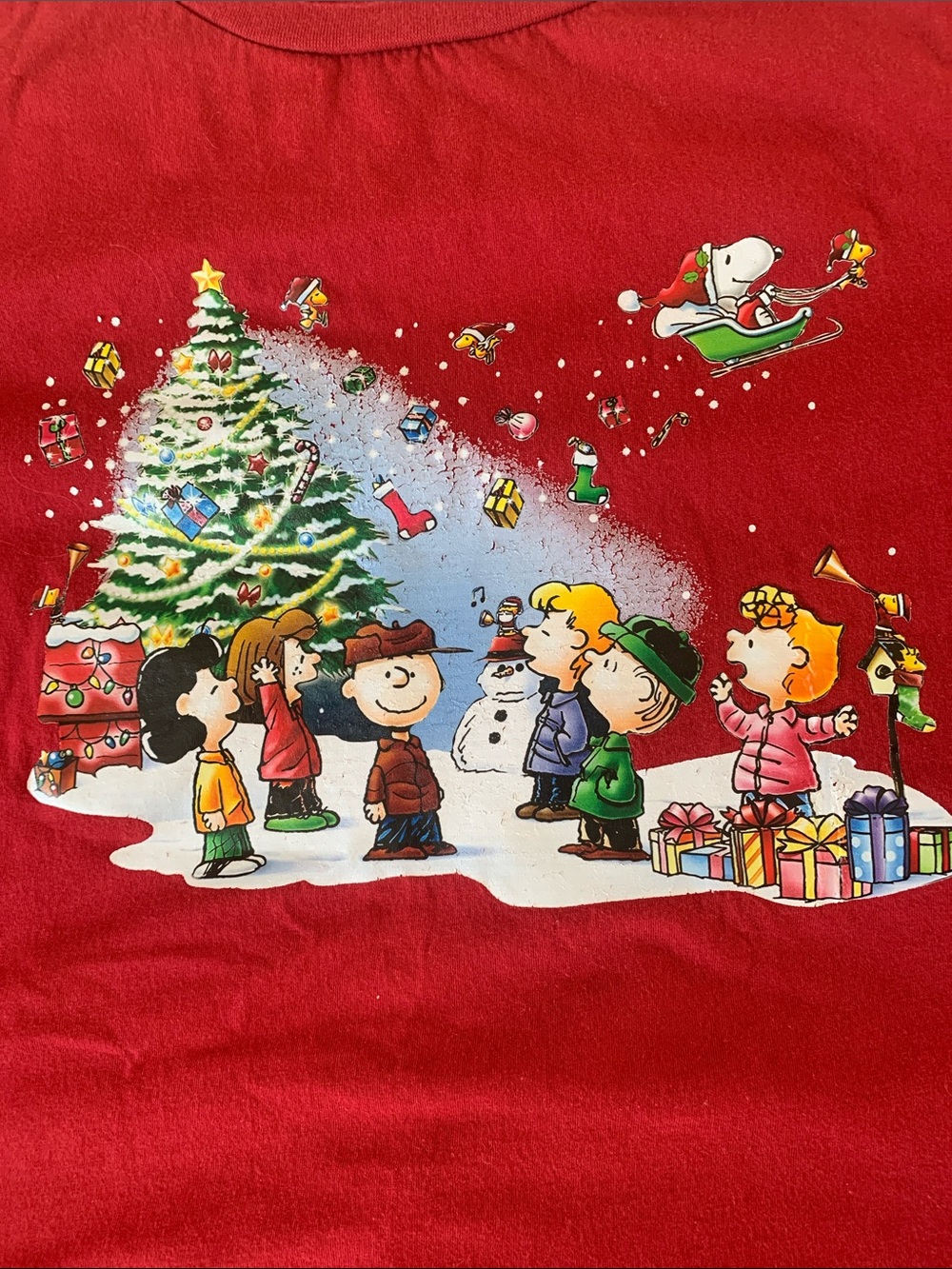 Holiday Snoopy & Friends Red Graphic Tee